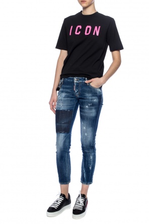 Top z okrągłym dekoltem, zdjęcie 2 Top z okrągłym dekoltem od Dsquared2